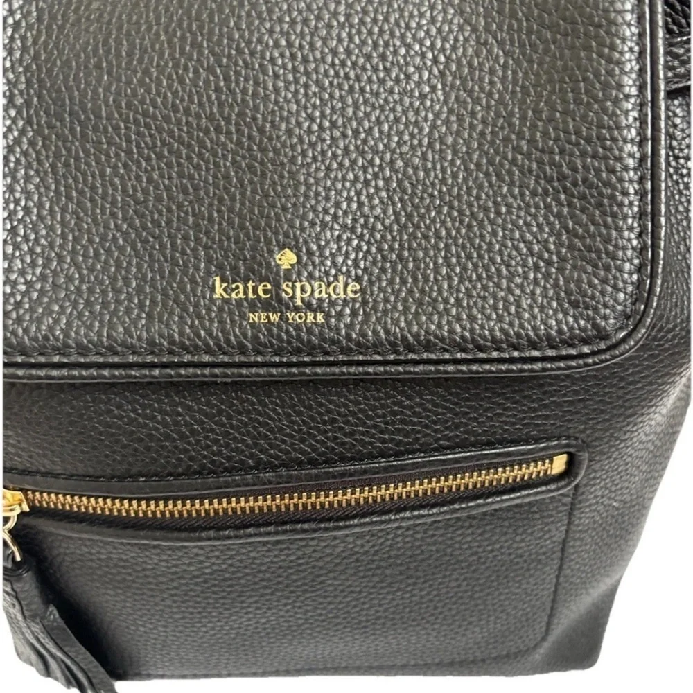 Kate Spade Backpack School College Leather Black Shoulderbag